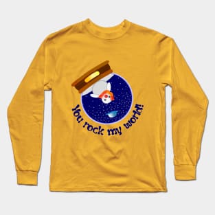 Snow Globe: Rock my world Long Sleeve T-Shirt